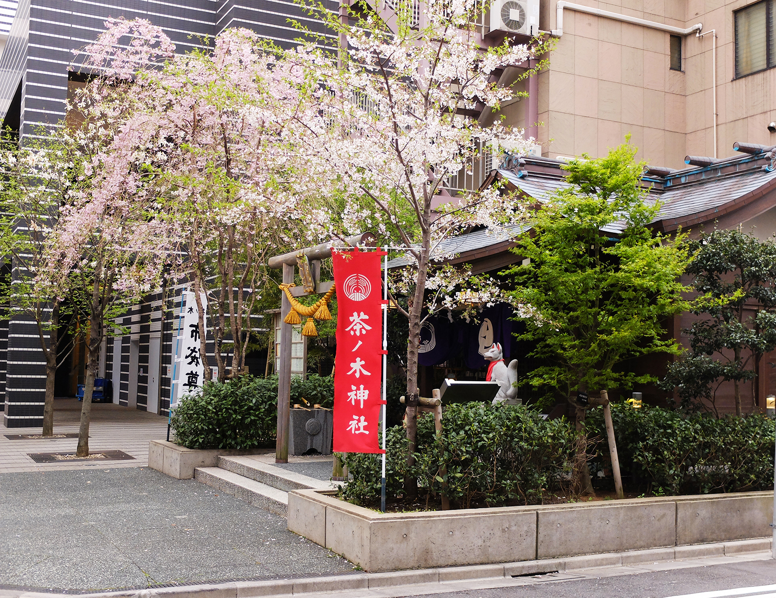 茶ノ木神社の外観